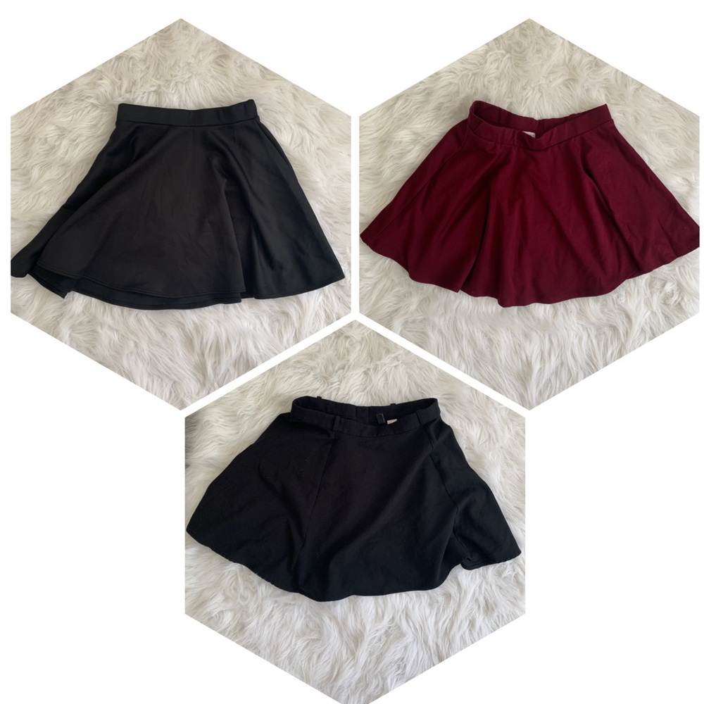 ‼️ bundle of  3 skater skirt ‼️